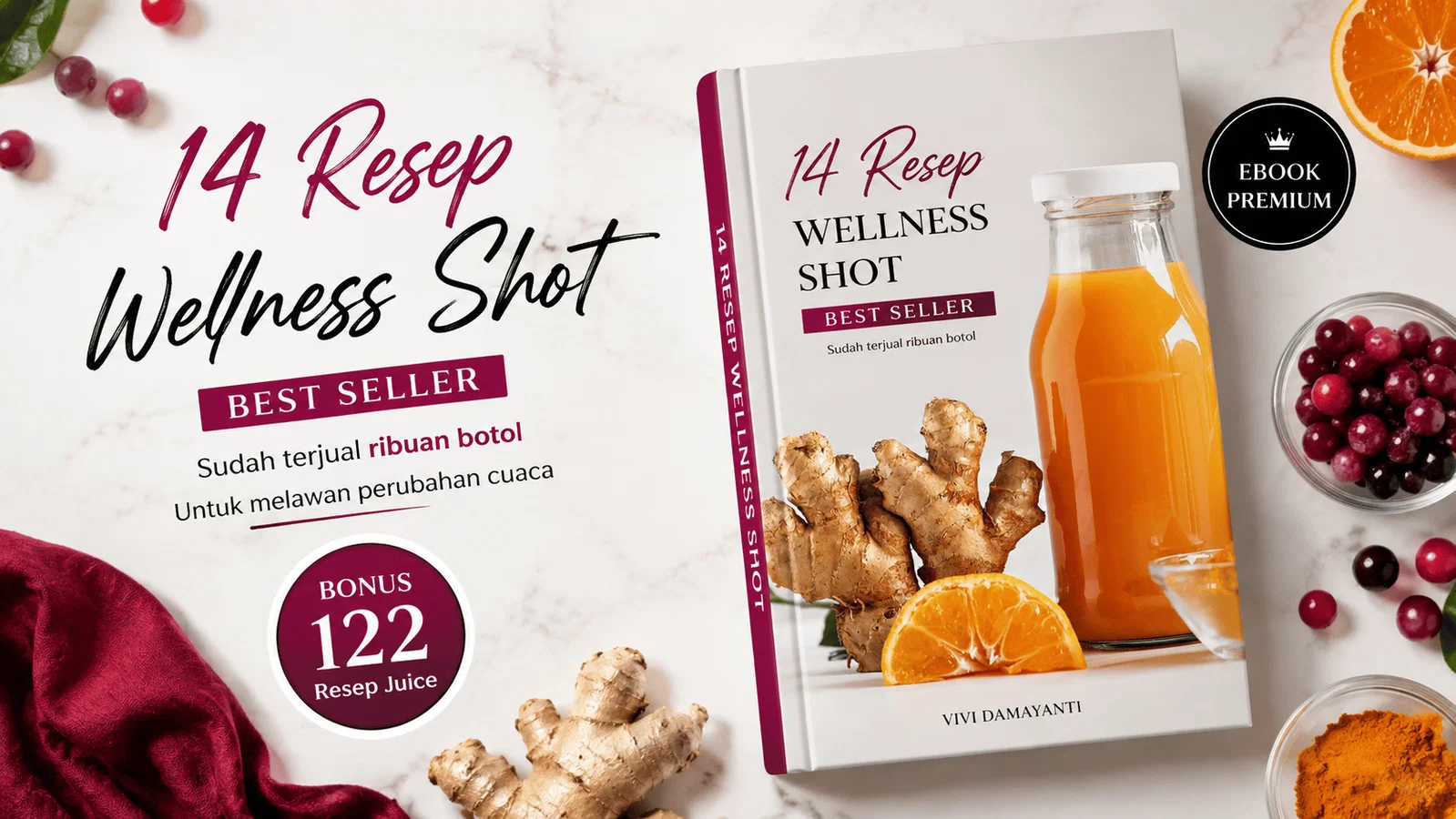 14 Resep Wellness Shot — untuk melawan perubahan cuaca