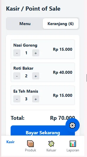KASSierA,Aplikasi Kasir Online,kasir