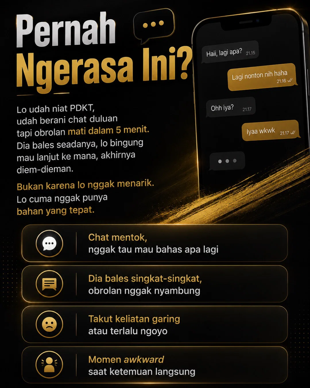 LYNK | Tips PDKT dan High Value Man