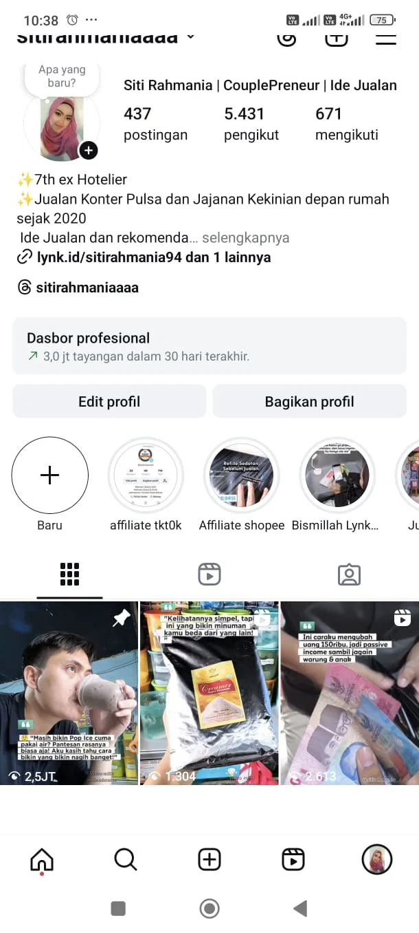 Followers Sebelum