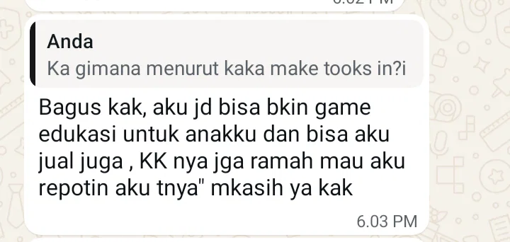 Testimoni pengguna KniaWorld Prompt Generator