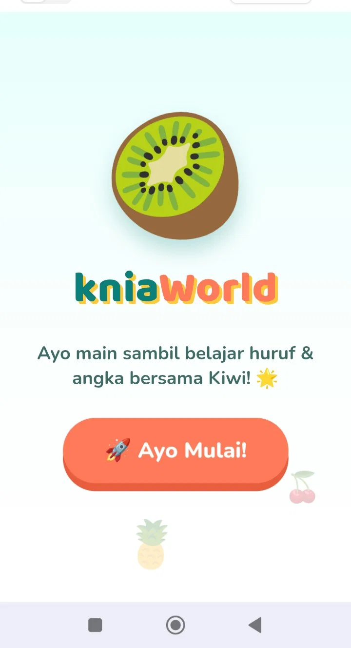 Contoh Belajar Huruf dan Angka hasil KniaWorld Prompt Generator