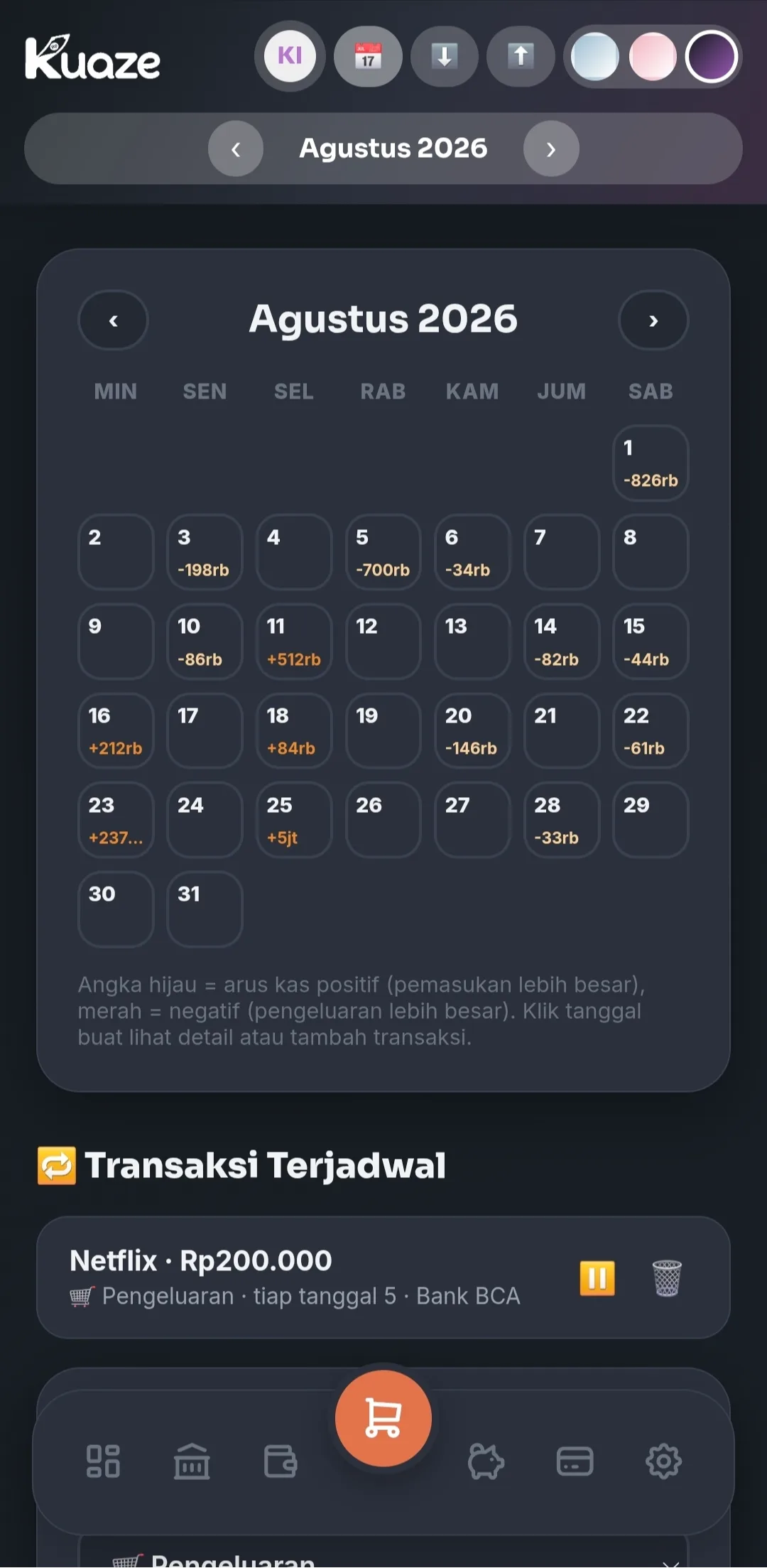 Kuaze tema Dark