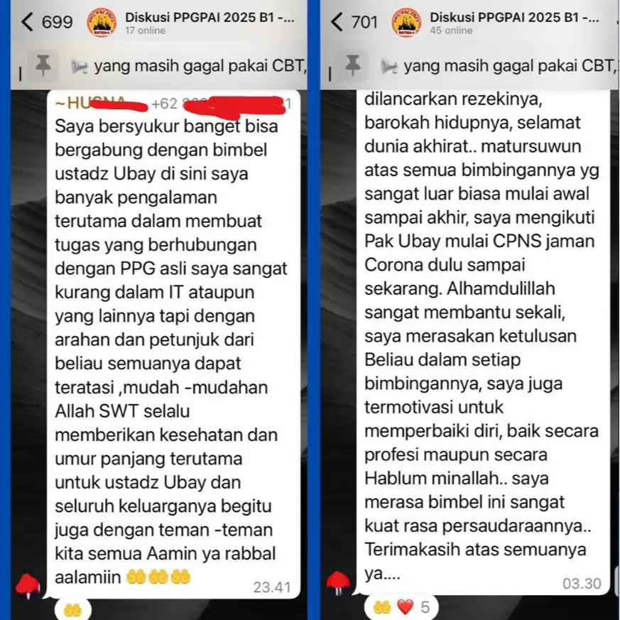 Testimoni Peserta Bimbel PPG PAI & Madrasah