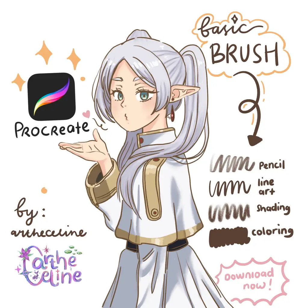 Basic Procreate Brushes