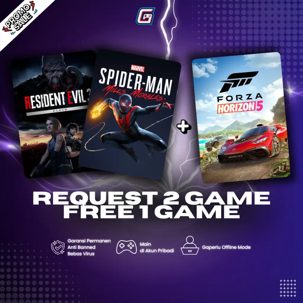 REQUEST 2 GAME FREE 1 GAME BEBAS