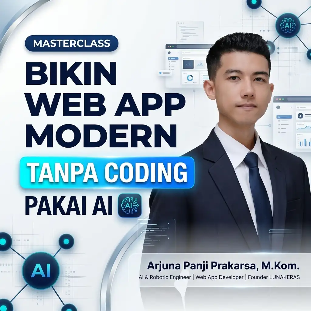MASTERCLASS: Bikin Web App Modern Tanpa Coding Pakai AI