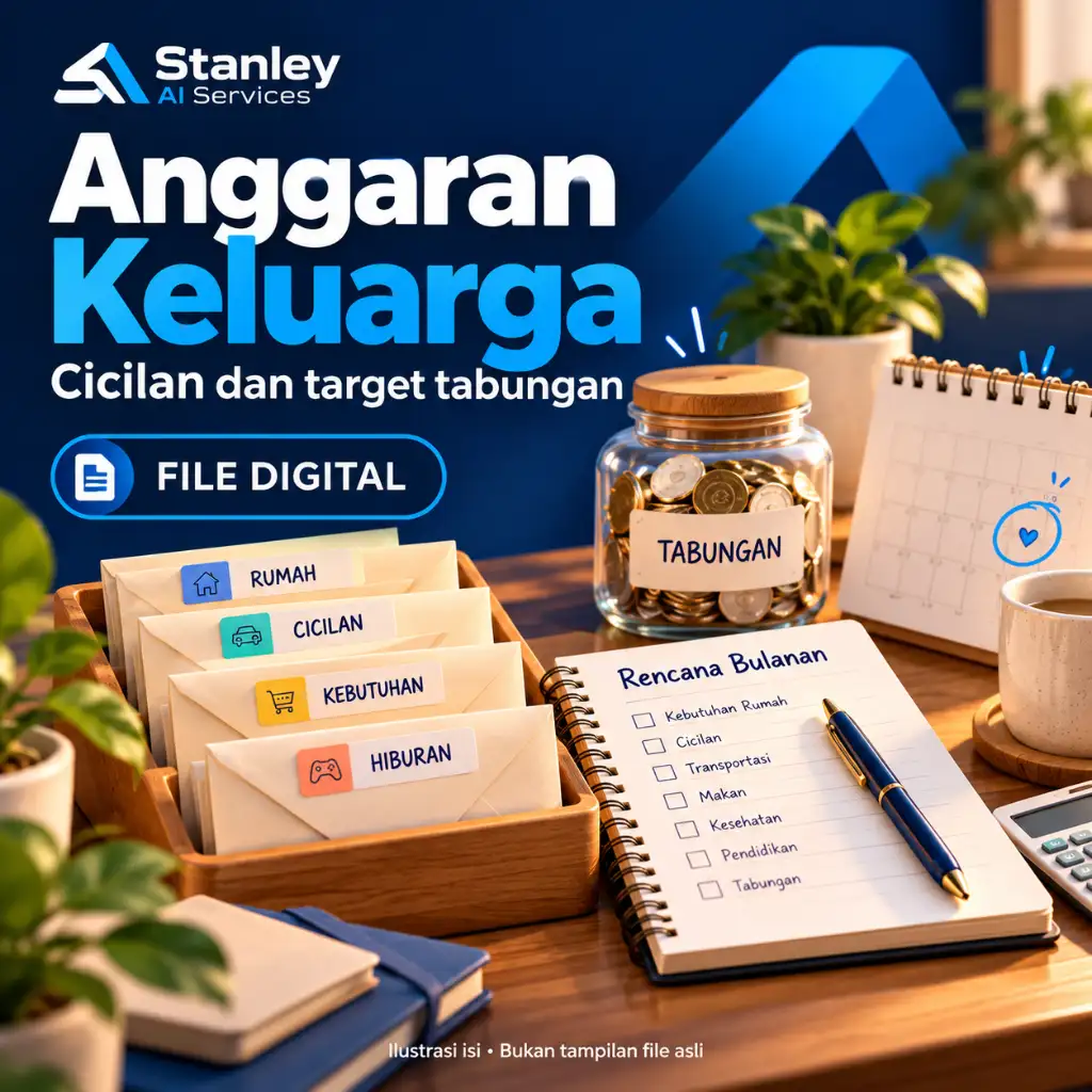 Cover Family Finance Planner - Anggaran, Cicilan & Target Tabungan
