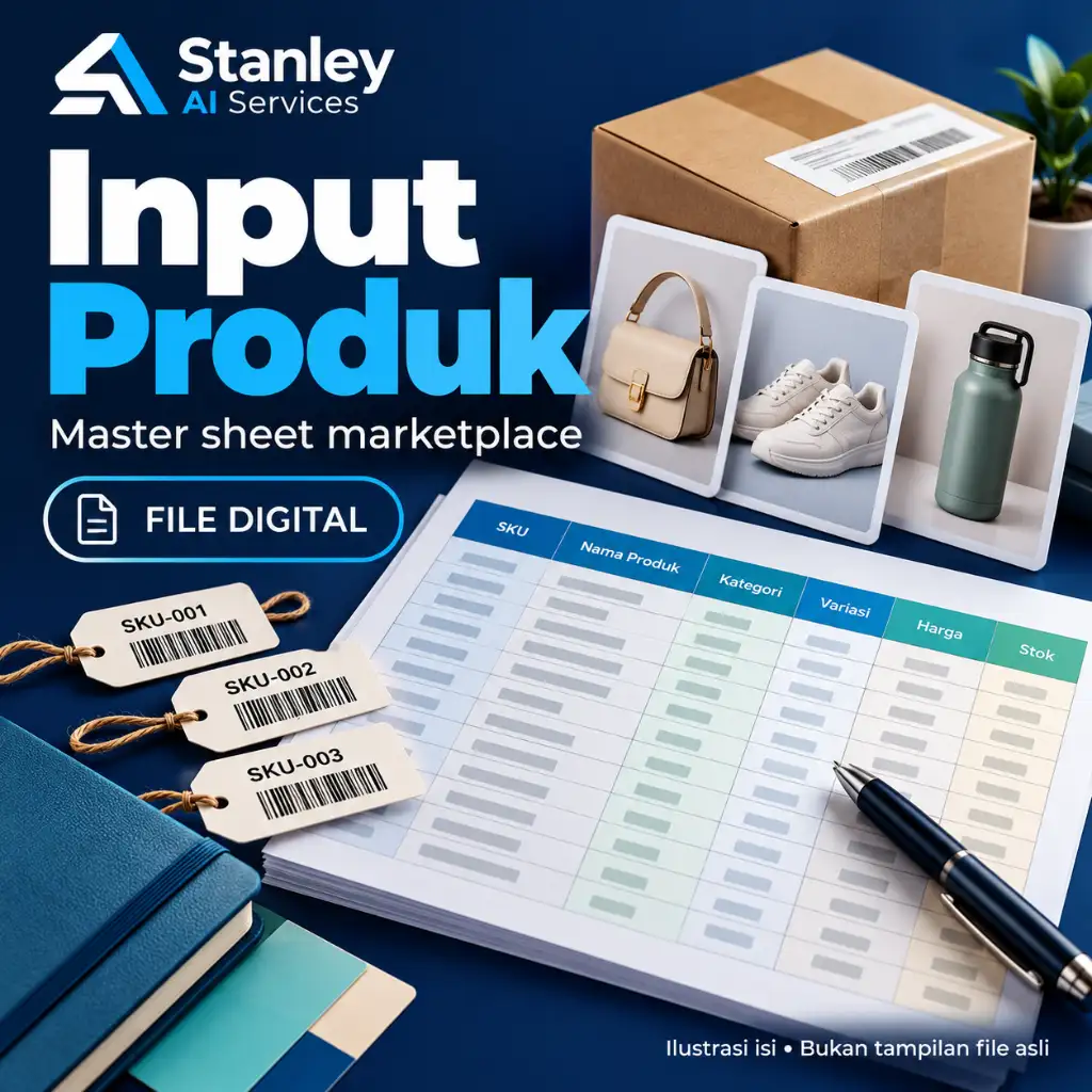 Cover Master Sheet Input Produk Marketplace