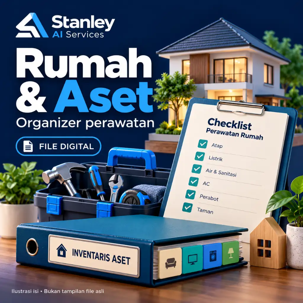 Cover Home Maintenance dan Asset Organizer