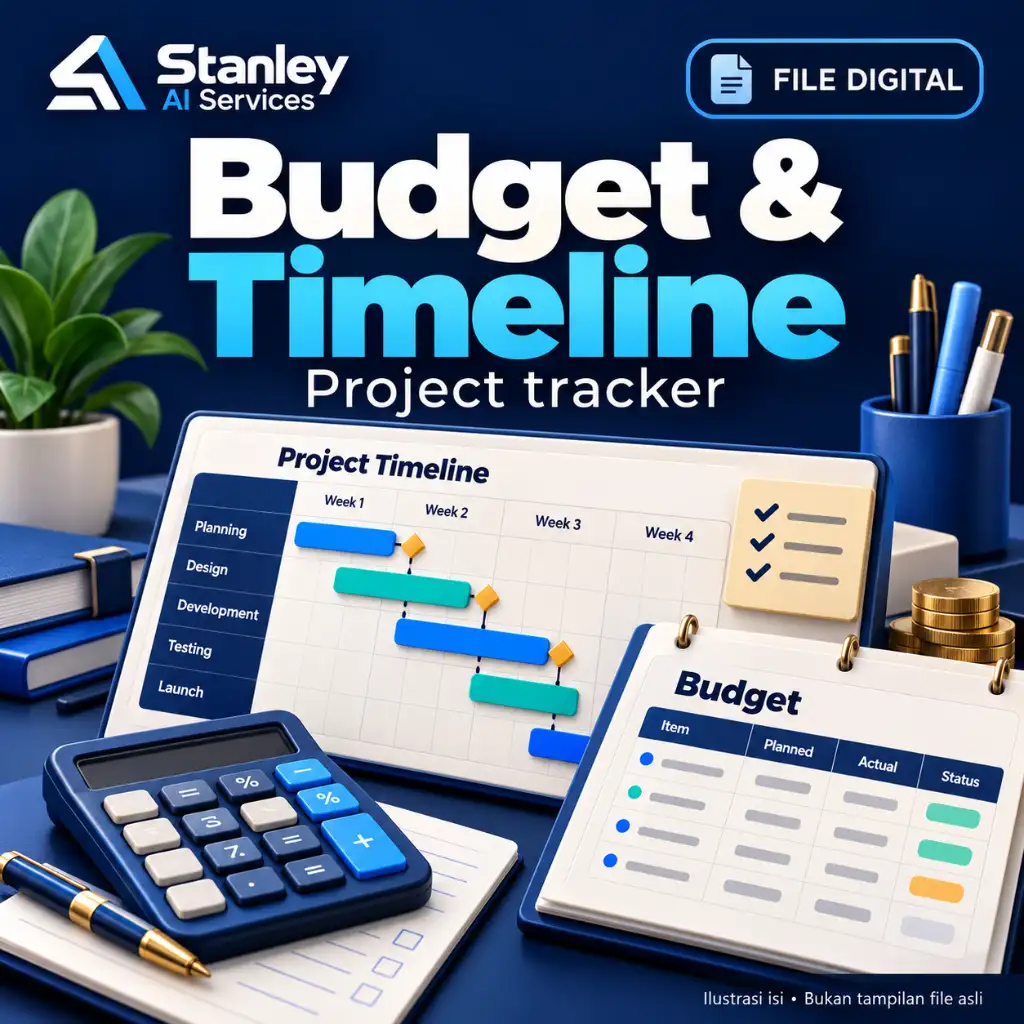 Cover Project Budget & Timeline Tracker
