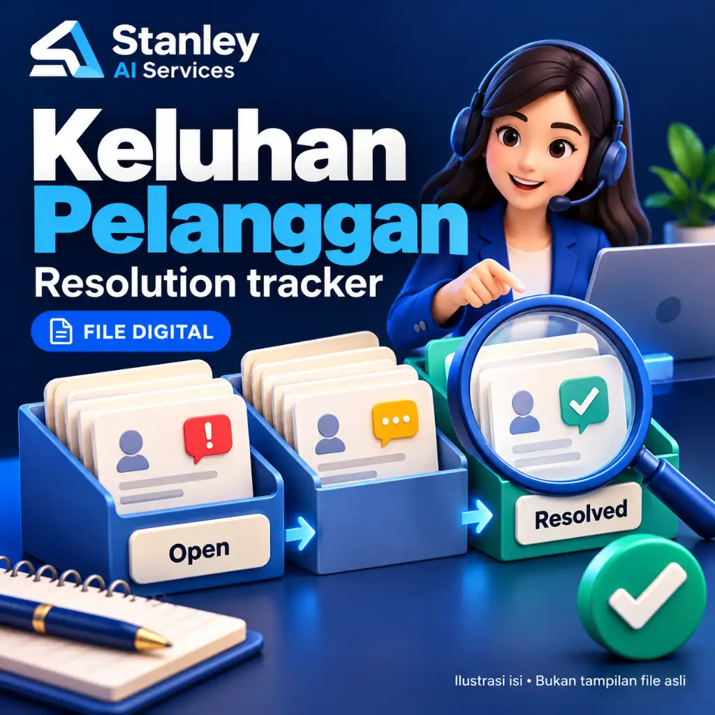Cover Customer Complaint & Resolution Tracker