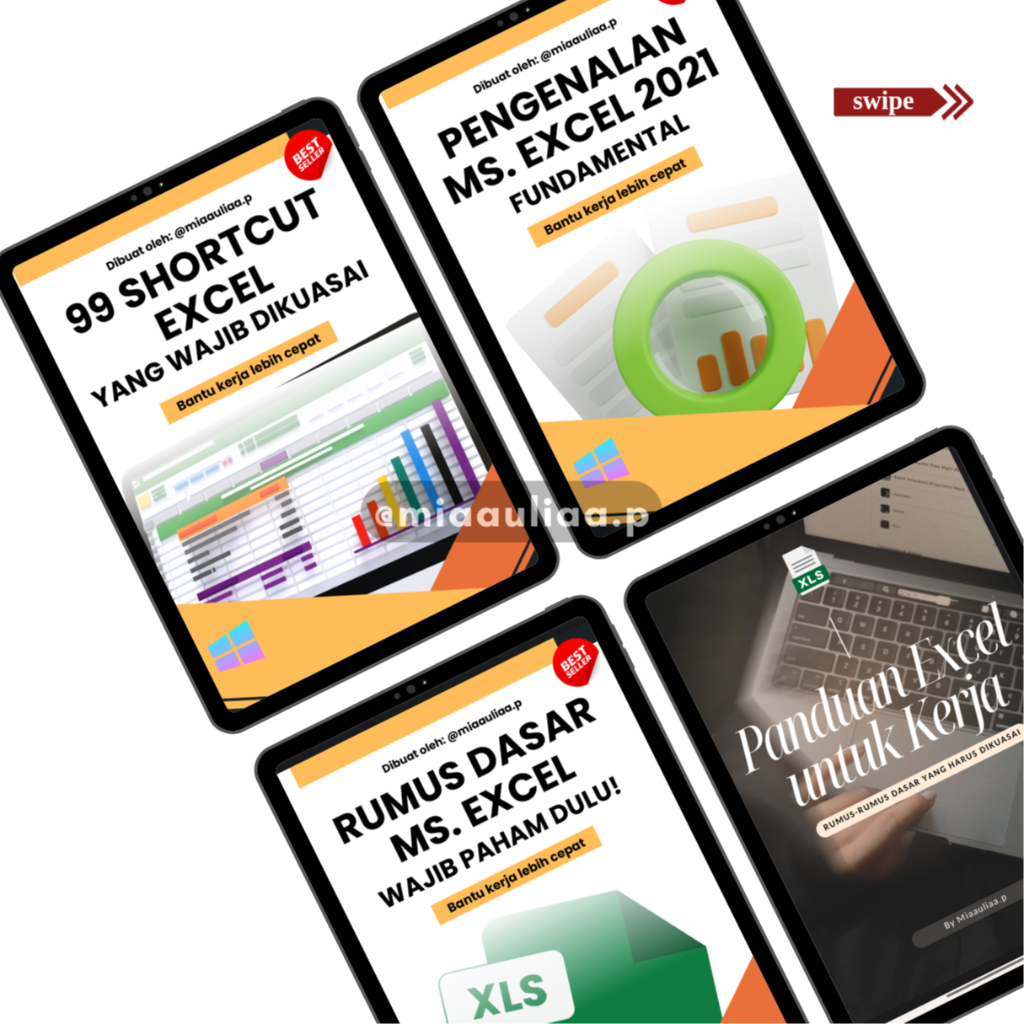 TERMURAH! Panduan Belajar Excel dari Nol sampai Jago (FREE UPDATE RATUSAN LATIHAN SOAL + JOIN KOMUNITAS EXCEL)