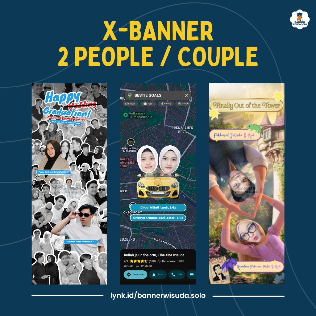 Banner Only Ridwan LYNK | bannerwisuda.solo