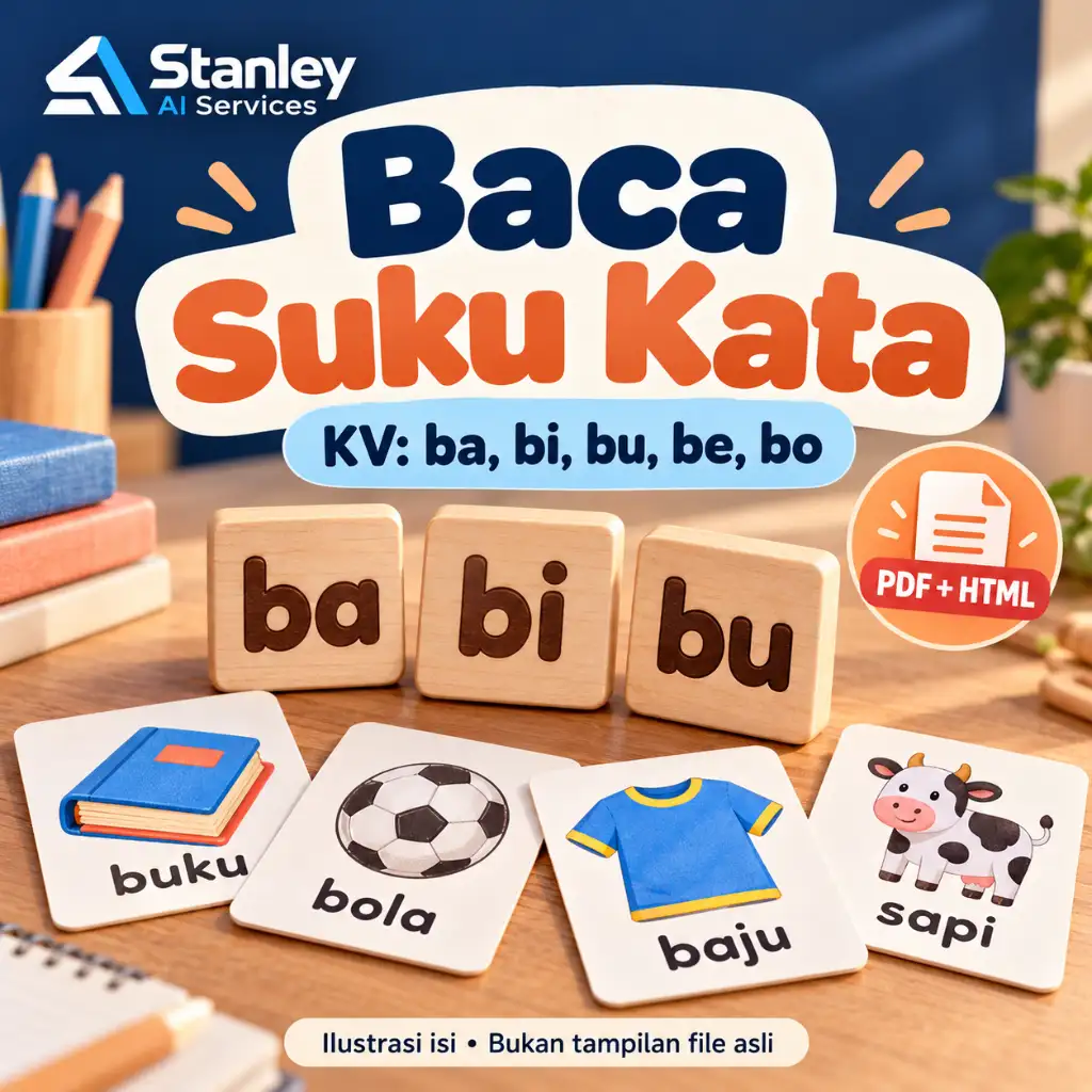 Cover Baca Suku Kata KV